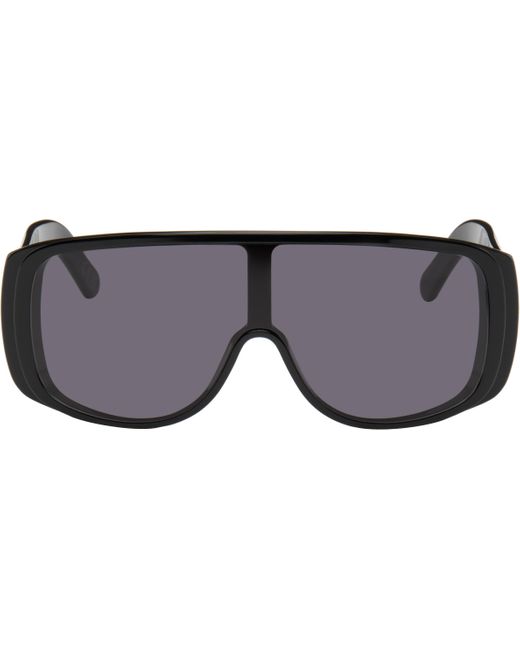 MM6 by Maison Margiela Black Mask Sunglasses