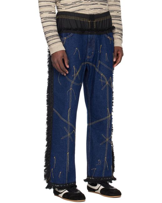 SC103 Blue Ssense Exclusive Jeans for men