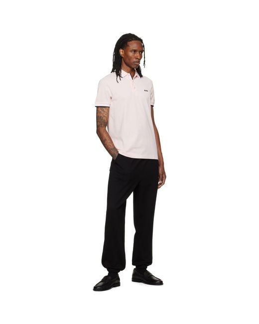 Boss Black Drawstring Sweatpants for men