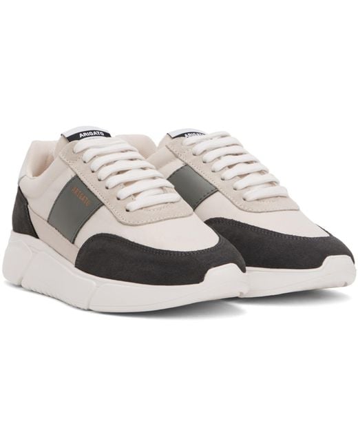 Axel Arigato Black Beige Genesis Vintage Sneakers for men