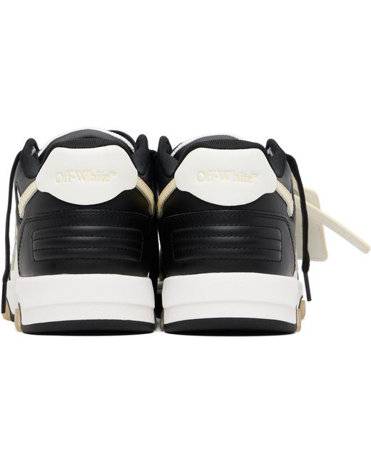 Off-White c/o Virgil Abloh Black Out Of Office Glow-In-The-Dark Sneakers for men