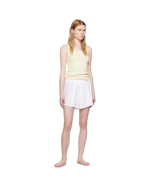 CDLP White Breathable Shorts
