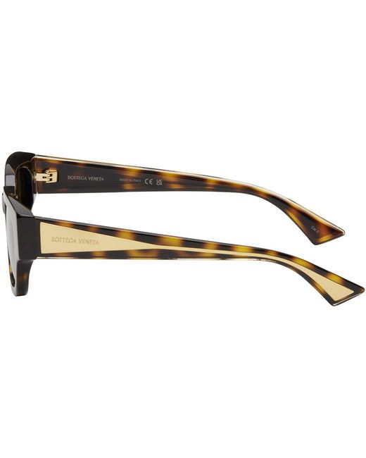 Bottega Veneta Black Brown Tri-fold Sunglasses for men