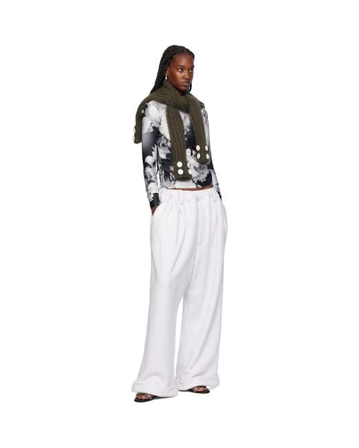 MERYLL ROGGE Black Long Sleeve Piping Turtleneck