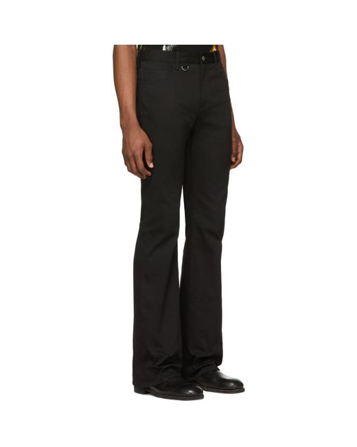 Undercover Black Flare Jeans for Men