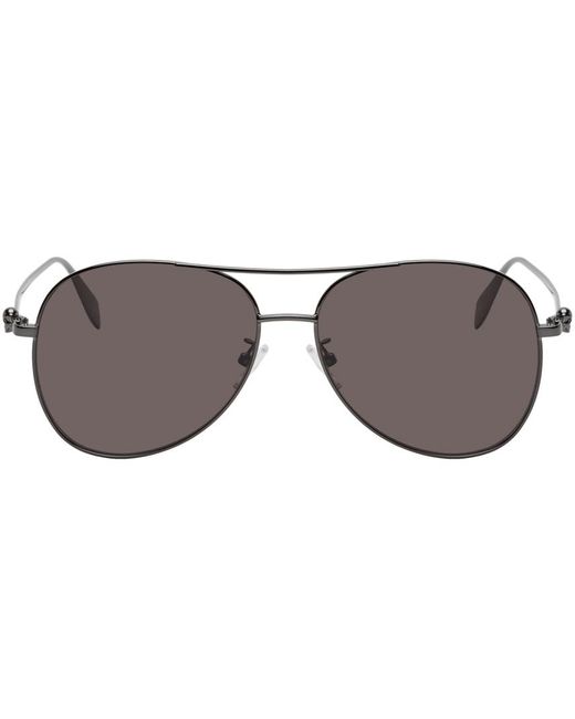Alexander McQueen Multicolor Aviator Sunglasses for men