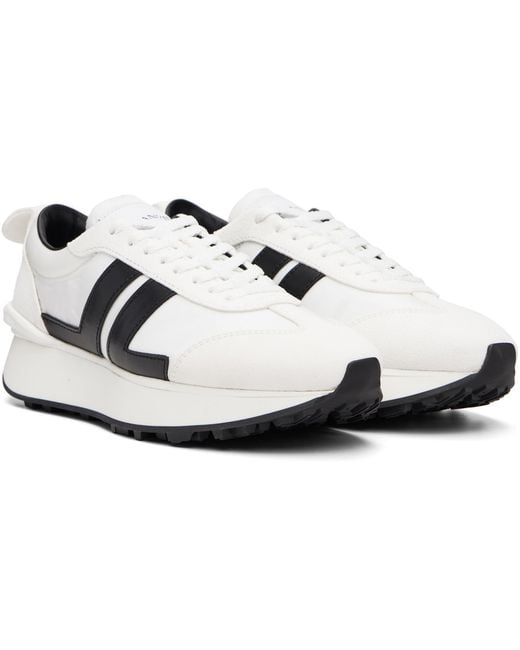 Lanvin Black Nylon Bumpr Sneakers for men