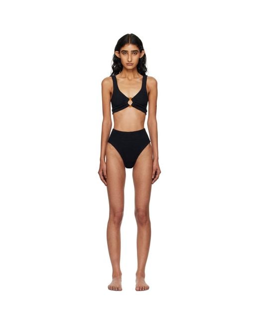 Hunza G Black Nadine Bikini