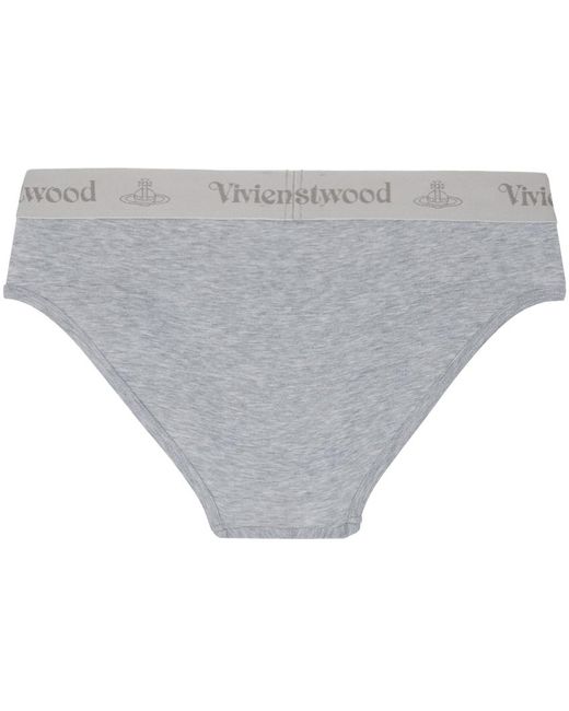 Vivienne Westwood Gray Two-Pack Briefs for men