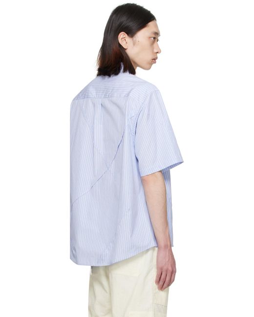 Undercover Blue Pinched Seam Shirt for men