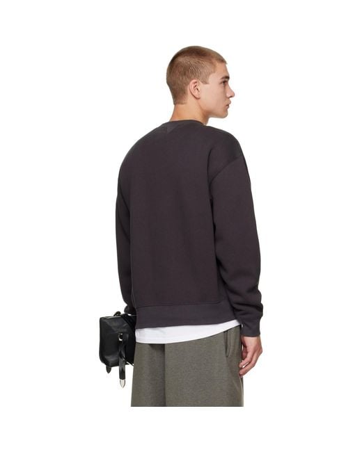 Pull Molletonné Perfect Gris Our Legacy pour homme en coloris Black