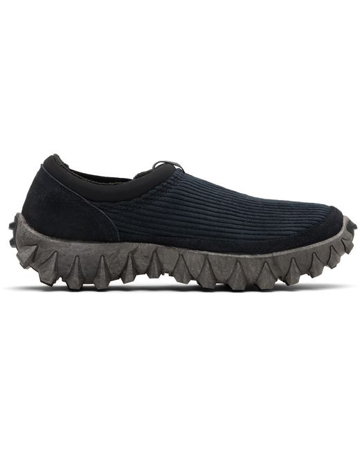 Salomon Black Snowclog Corduroy Loafers for men