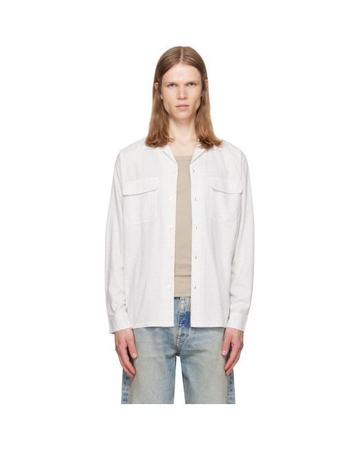 sunflower White Pocket Shirt for men