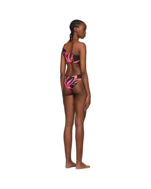 Louisa Ballou Black Recycled Nylonone-piece Swimsuit