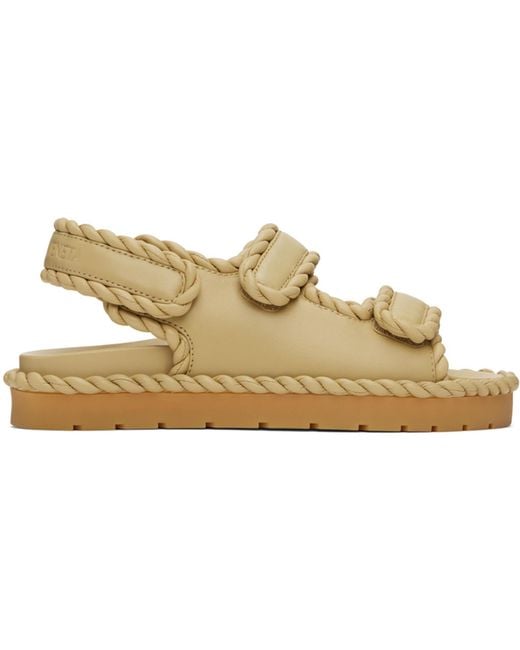 Bottega Veneta Black Jack Flat Sandals