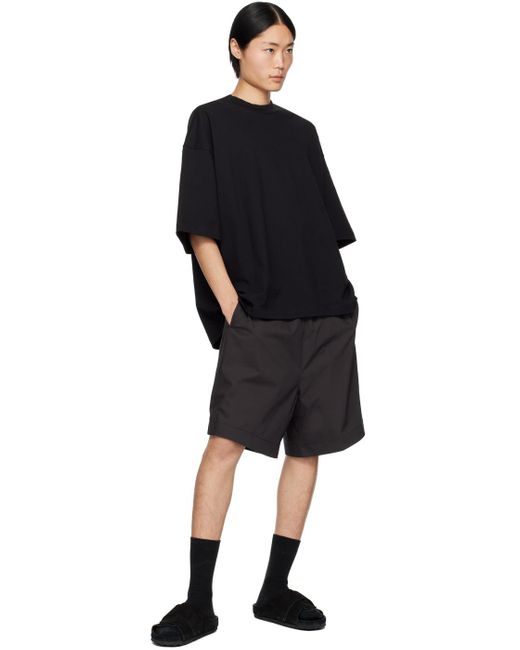 Fear Of God Black Double-layered T-shirt for men