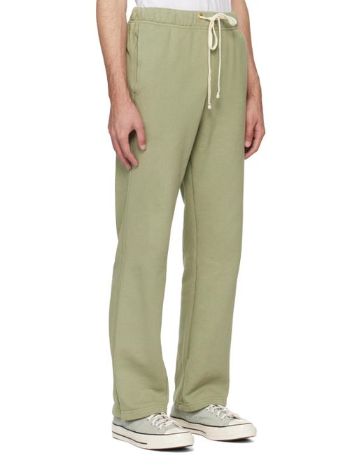Les Tien Green Classic Sweatpants for men