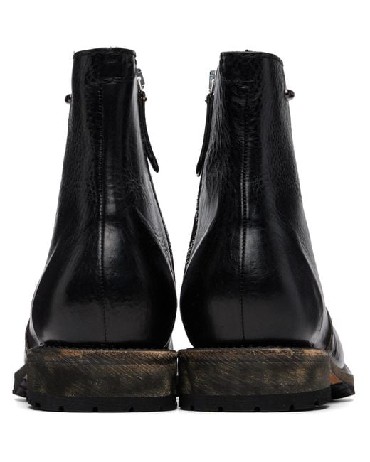 Our Legacy Black Engine Boots for men