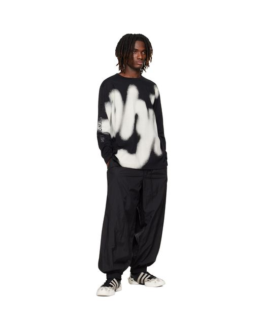 Y-3 Black Off- Mercedes-Amg F1 Edition Yohji Graphic T-Shirt for men