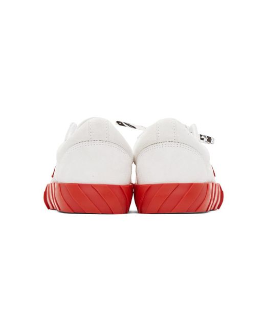 off white vulc low red