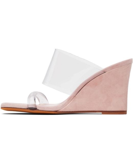 Maryam Nassir Zadeh Black Olympia Wedge Heeled Sandals