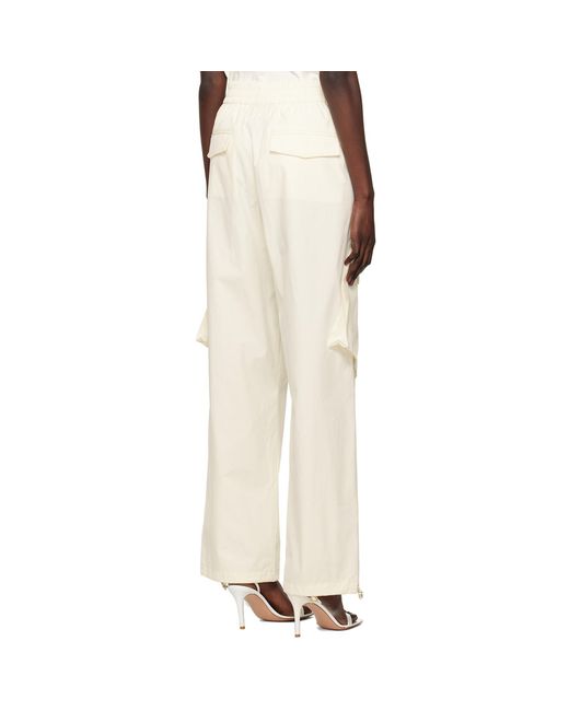 Dion Lee Natural Off-white Latch Trousers