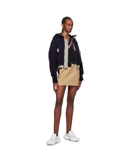 Ambush Black Sponge Miniskirt