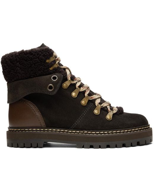 See By Chloé Black Eileen Boots