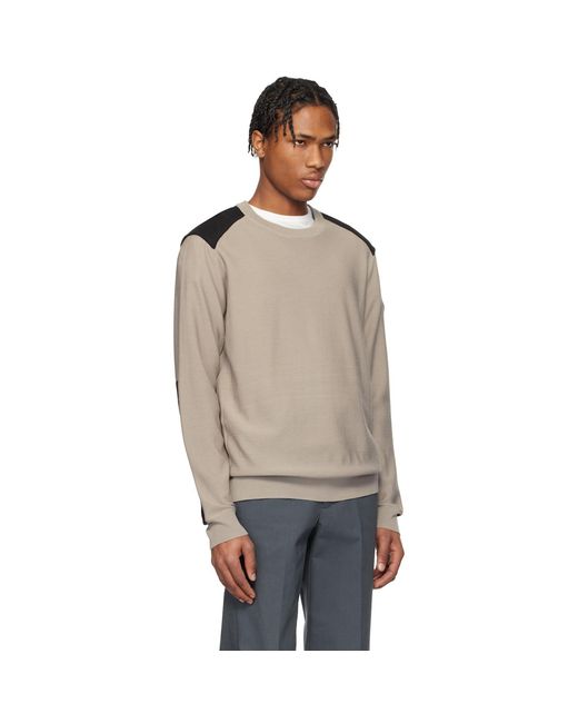 Canada Goose Black Taupe Dartmouth Crewneck Sweater for men