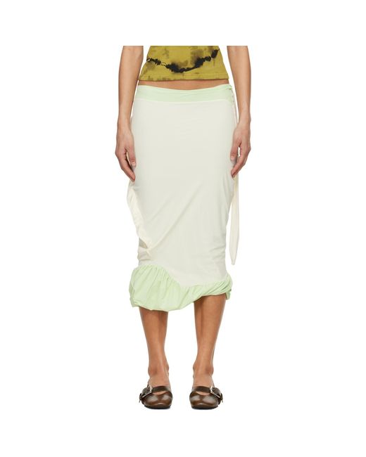 OTTOLINGER Multicolor Off- Twisted Pencil Midi Skirt
