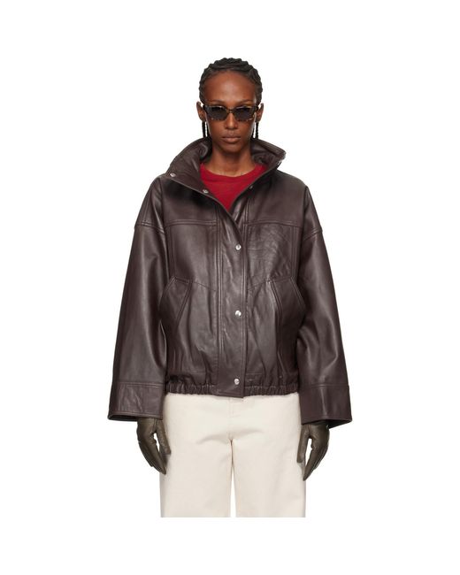 Rohe Brown Reinvented Leather Jacket