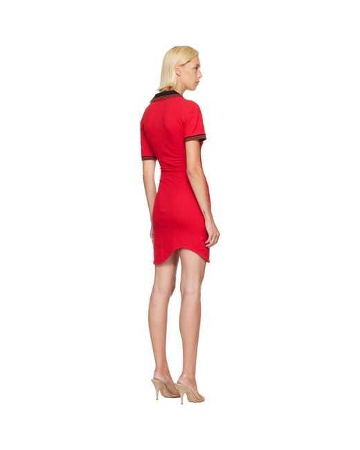 Vivienne Westwood Red Glory Polo Minidress