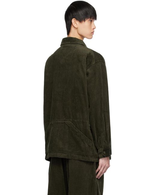 Engineered Garments Black Green Suffolk Jacket for men