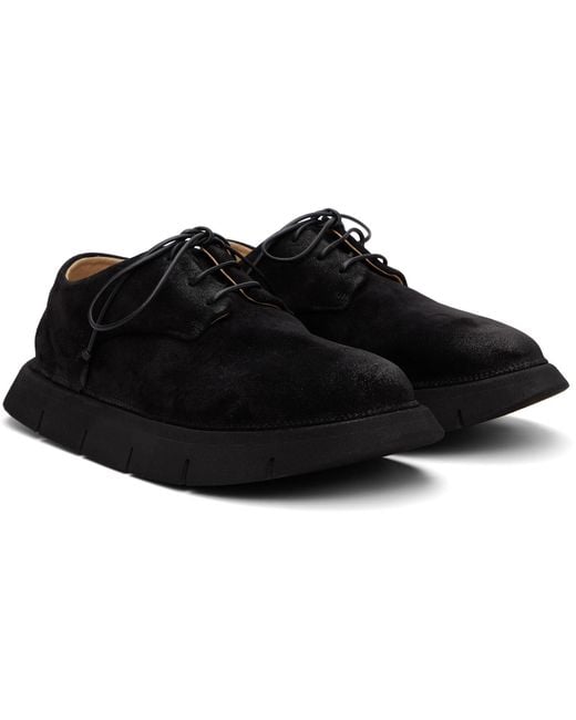 Marsèll Black Intagliata Derbys for men