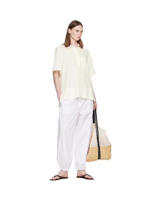 Totême White Off- Fluid Polo