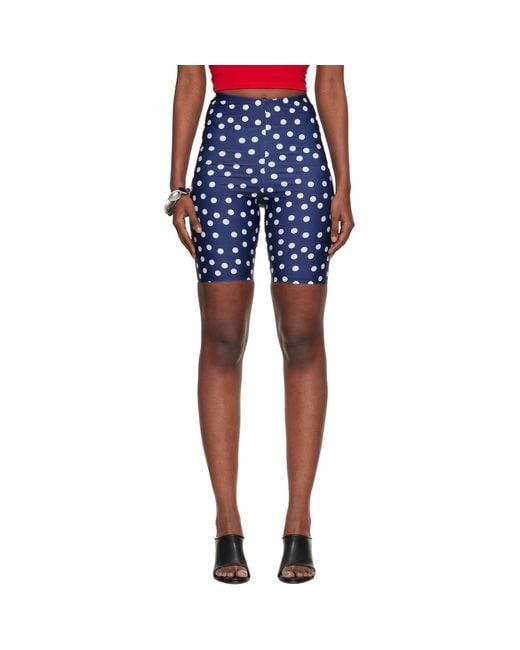 Jean Paul Gaultier Blue 'The Polka-Dot' Shorts