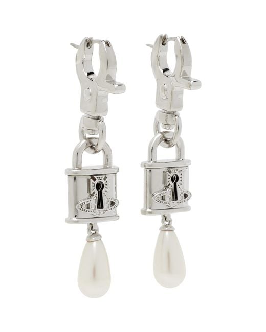Vivienne Westwood Metallic Celestia Small Earrings