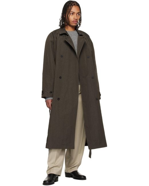 LE17SEPTEMBRE Natural Two Tuck Wool Trousers for men