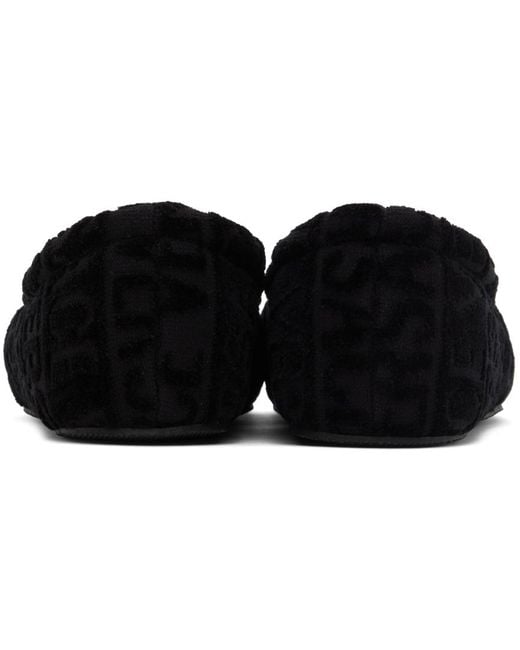 Versace Black Medusa Slippers for men