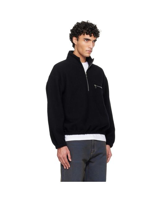Pull Noir En Molleton Rier pour homme en coloris Black