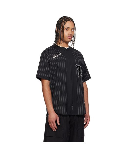 Y-3 Black Elite 5 Baseball Shirt for men