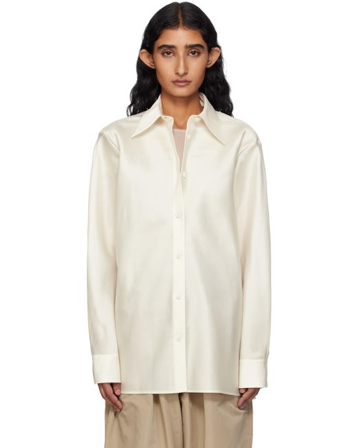 Chemise Perle Blanc Cassé GIA STUDIOS en coloris White