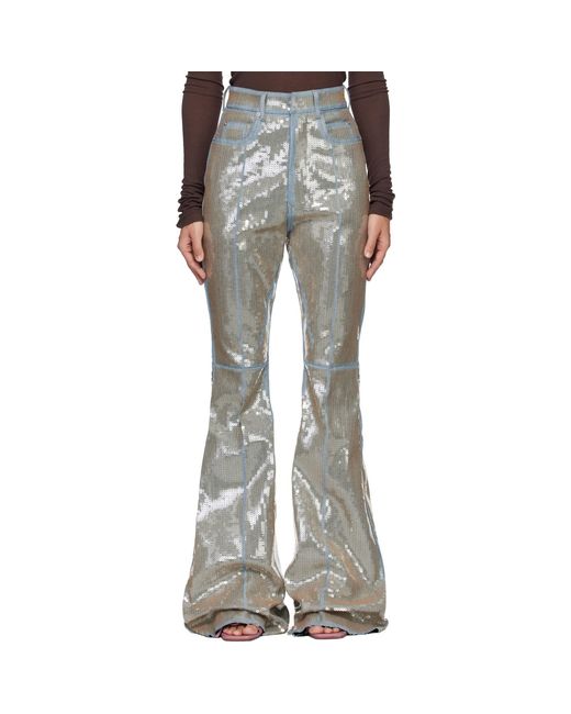 Rick Owens Black Temple Bolan Bootcut Jeans