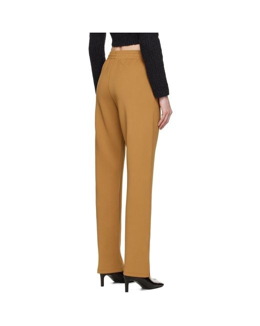Anine Bing Natural Tan Kameron Lounge Pants