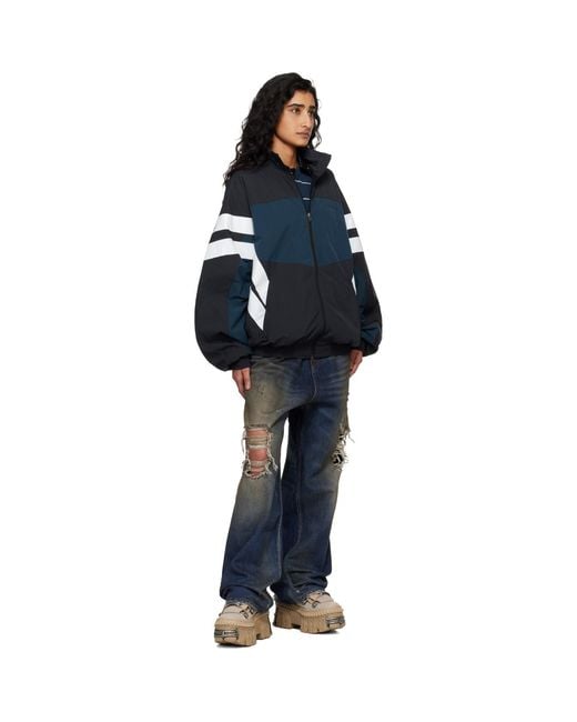 Vetements Blue Trashed Jeans