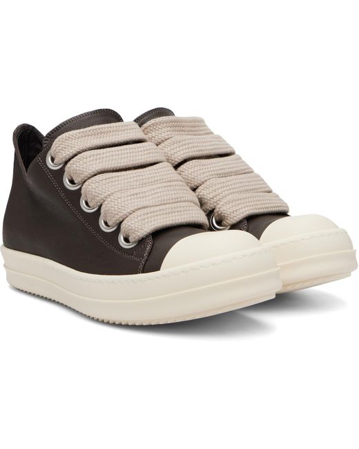 Rick Owens Black Tower Jumbolace Low Sneakers for men