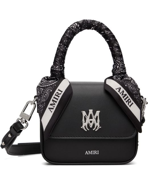 Amiri Black Nano Ma Bag
