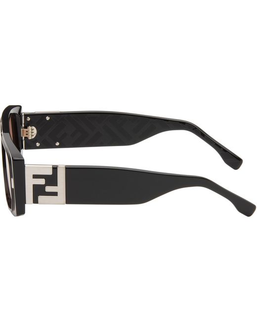 Fendi Pink Ff Squared Sunglasses