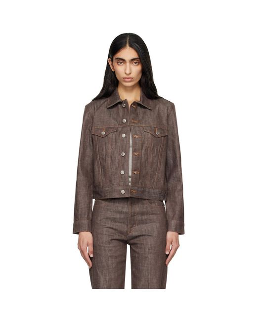 A.P.C. Brown Dion Denim Jacket