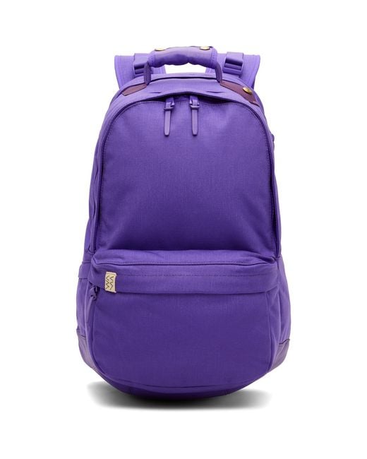 Visvim Purple Cordura 22L Backpack for men